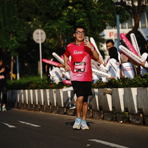 Race photo from SMARTFREN RUN 2026