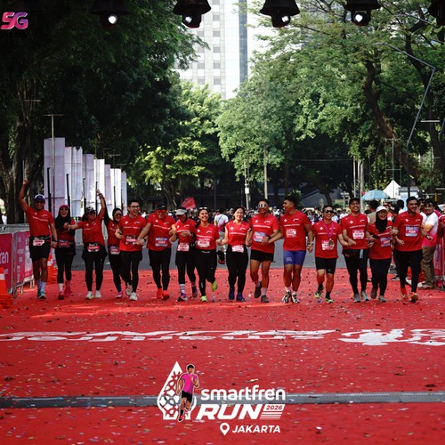 Race photo from SMARTFREN RUN 2026