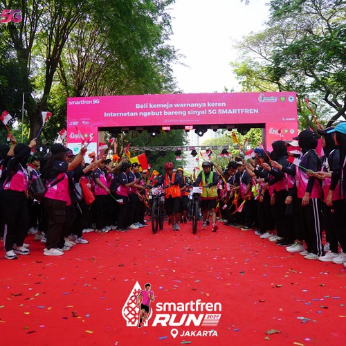 Race photo from SMARTFREN RUN 2026