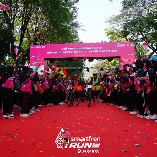 Race photo from SMARTFREN RUN 2026