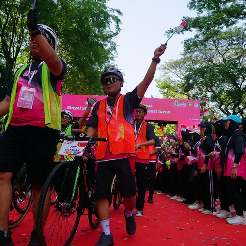 Race photo from SMARTFREN RUN 2026
