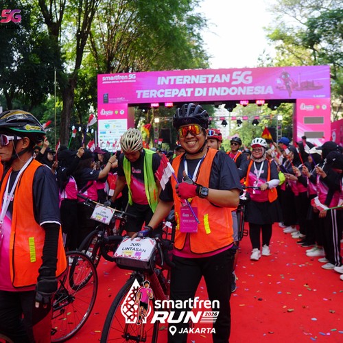 Race photo from SMARTFREN RUN 2026