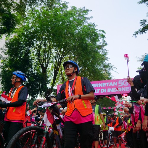 Race photo from SMARTFREN RUN 2026