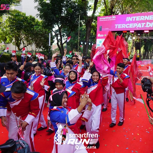 Race photo from SMARTFREN RUN 2026