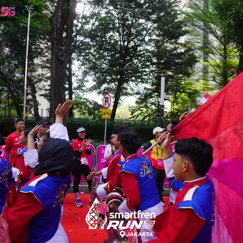 Race photo from SMARTFREN RUN 2026