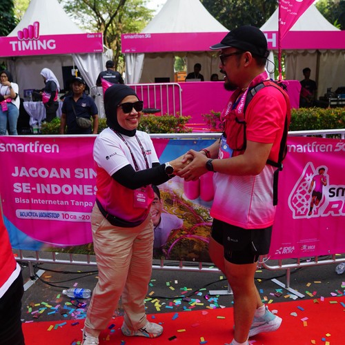 Race photo from SMARTFREN RUN 2026