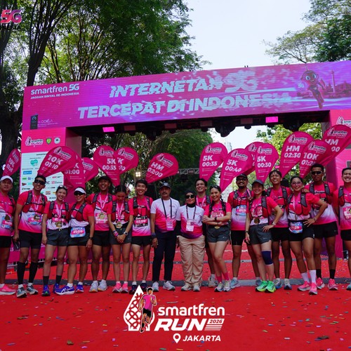 Race photo from SMARTFREN RUN 2026