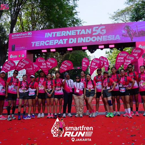 Race photo from SMARTFREN RUN 2026