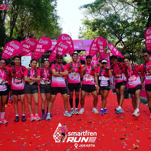 Race photo from SMARTFREN RUN 2026