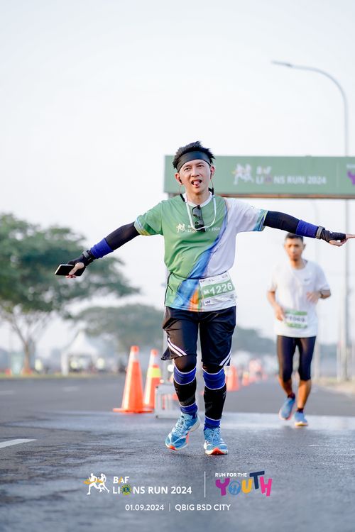 Race photo from BAF LIONS RUN 2024