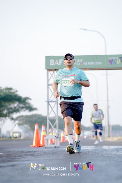 Race photo from BAF LIONS RUN 2024