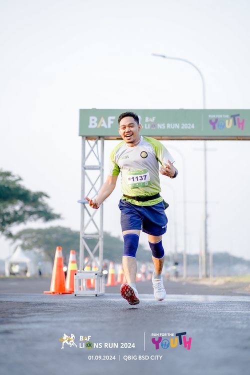 Race photo from BAF LIONS RUN 2024