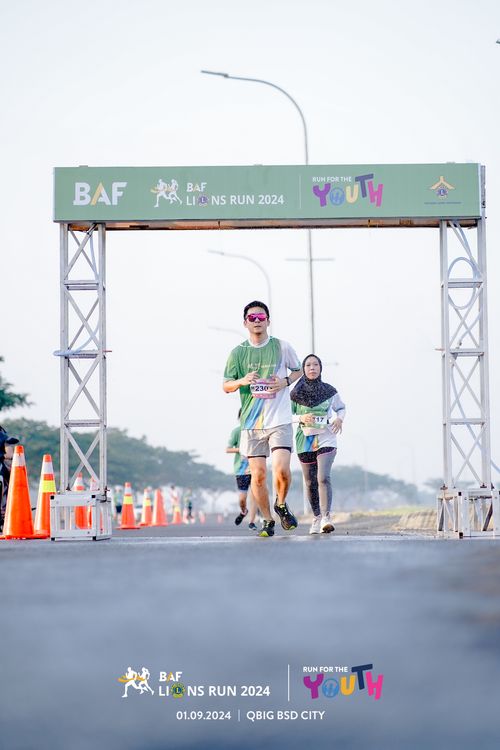 Race photo from BAF LIONS RUN 2024
