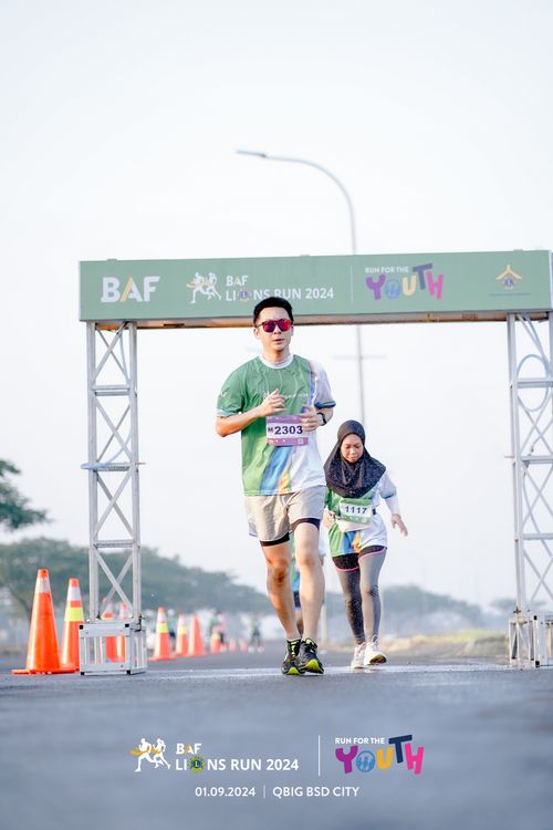 Race photo from BAF LIONS RUN 2024