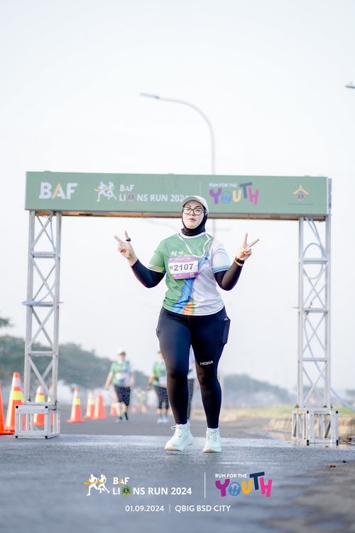 Race photo from BAF LIONS RUN 2024