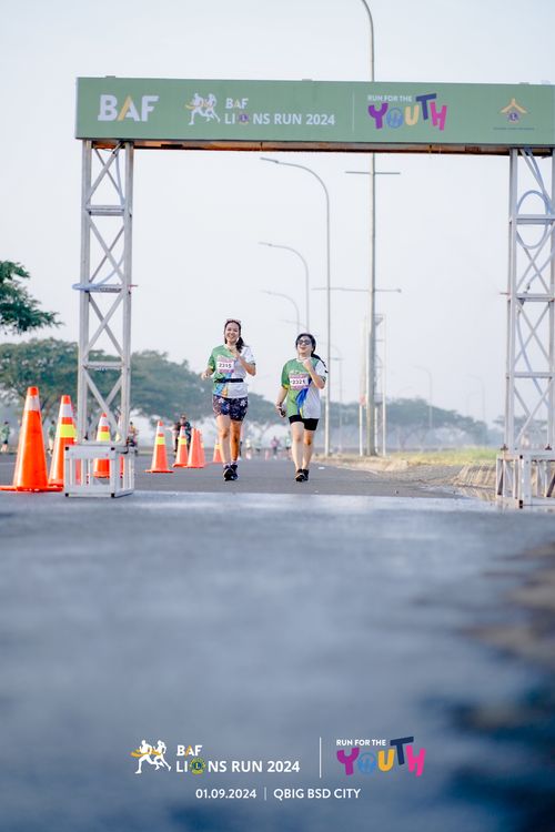Race photo from BAF LIONS RUN 2024