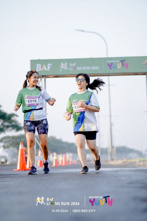 Race photo from BAF LIONS RUN 2024