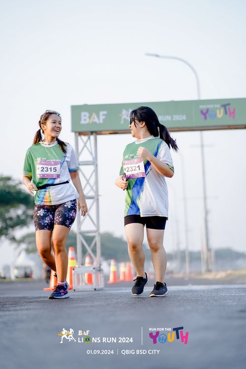 Race photo from BAF LIONS RUN 2024