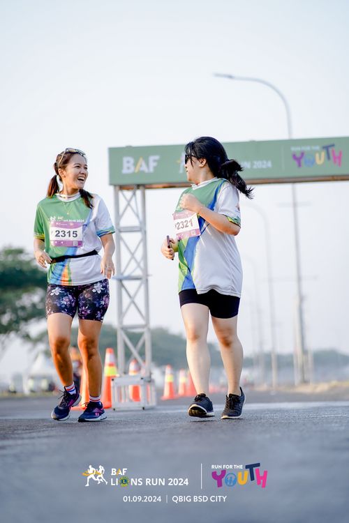 Race photo from BAF LIONS RUN 2024
