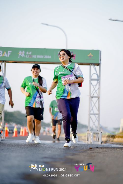 Race photo from BAF LIONS RUN 2024