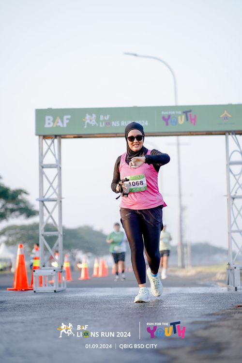 Race photo from BAF LIONS RUN 2024
