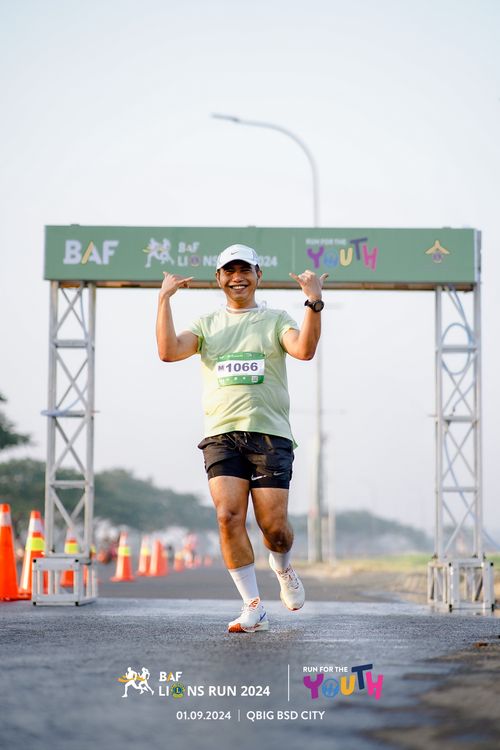 Race photo from BAF LIONS RUN 2024