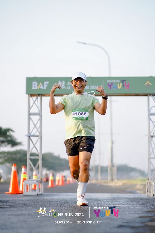Race photo from BAF LIONS RUN 2024