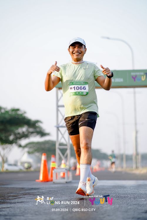 Race photo from BAF LIONS RUN 2024