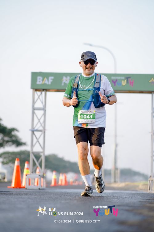 Race photo from BAF LIONS RUN 2024