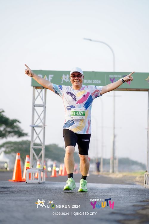 Race photo from BAF LIONS RUN 2024