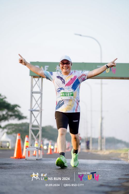 Race photo from BAF LIONS RUN 2024
