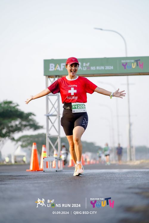 Race photo from BAF LIONS RUN 2024