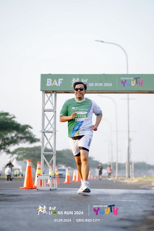 Race photo from BAF LIONS RUN 2024