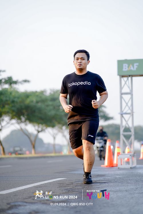 Race photo from BAF LIONS RUN 2024