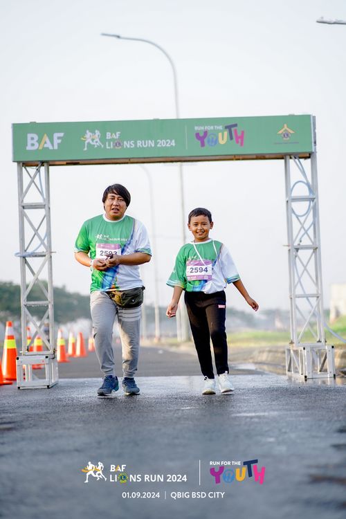 Race photo from BAF LIONS RUN 2024