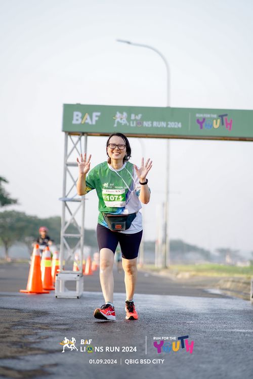 Race photo from BAF LIONS RUN 2024