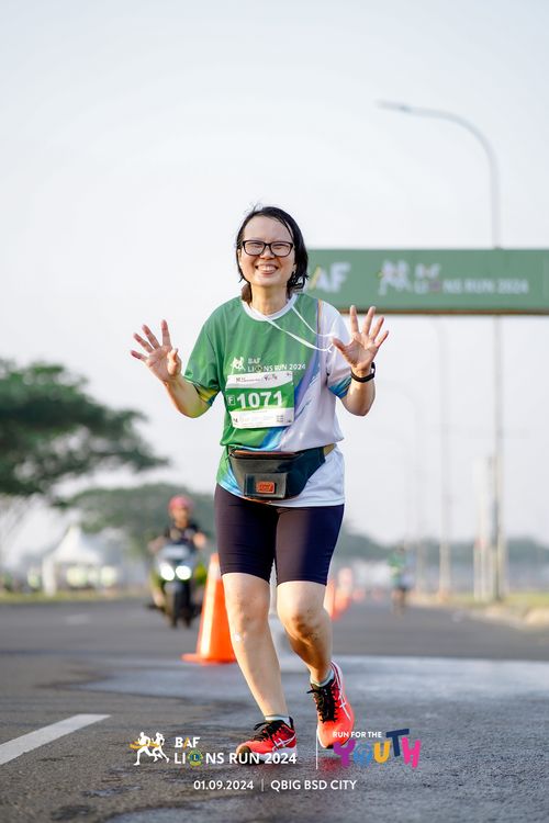 Race photo from BAF LIONS RUN 2024