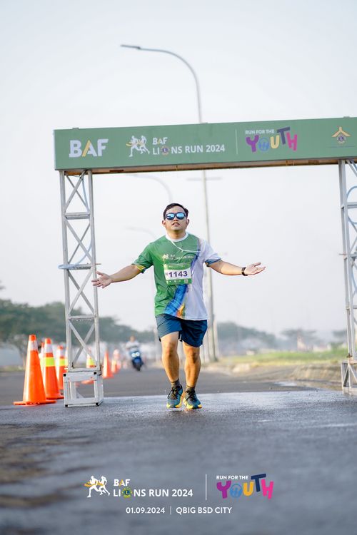 Race photo from BAF LIONS RUN 2024
