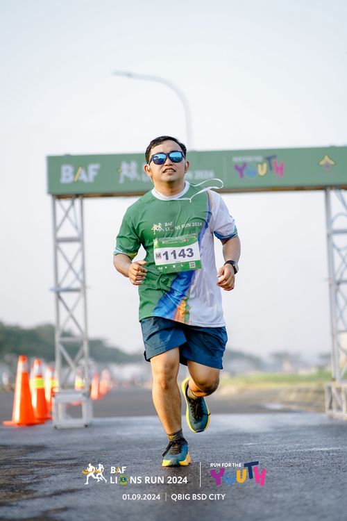 Race photo from BAF LIONS RUN 2024