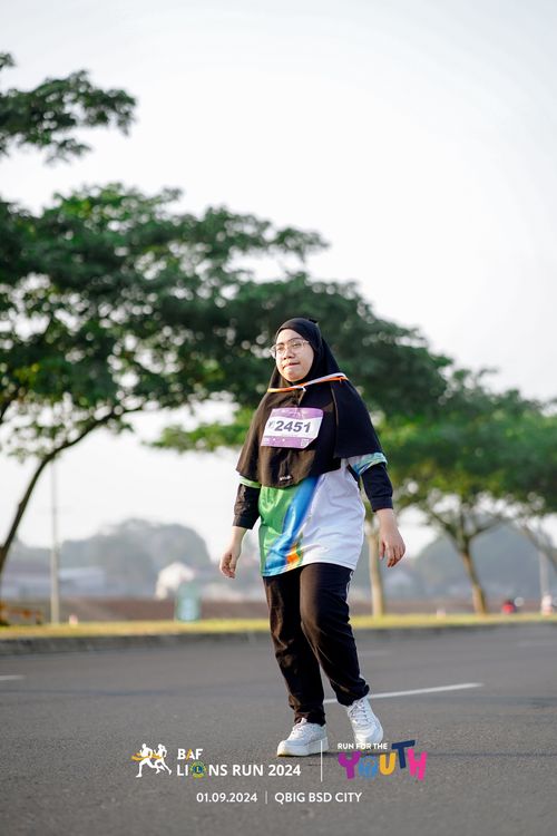 Race photo from BAF LIONS RUN 2024