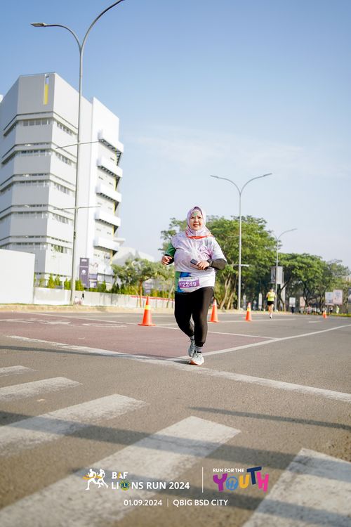 Race photo from BAF LIONS RUN 2024