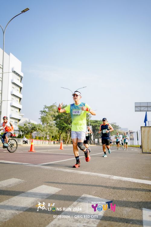 Race photo from BAF LIONS RUN 2024