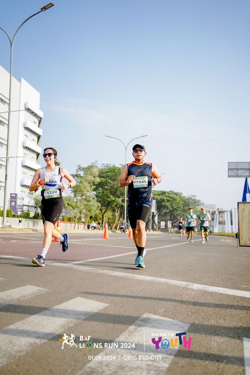 Race photo from BAF LIONS RUN 2024