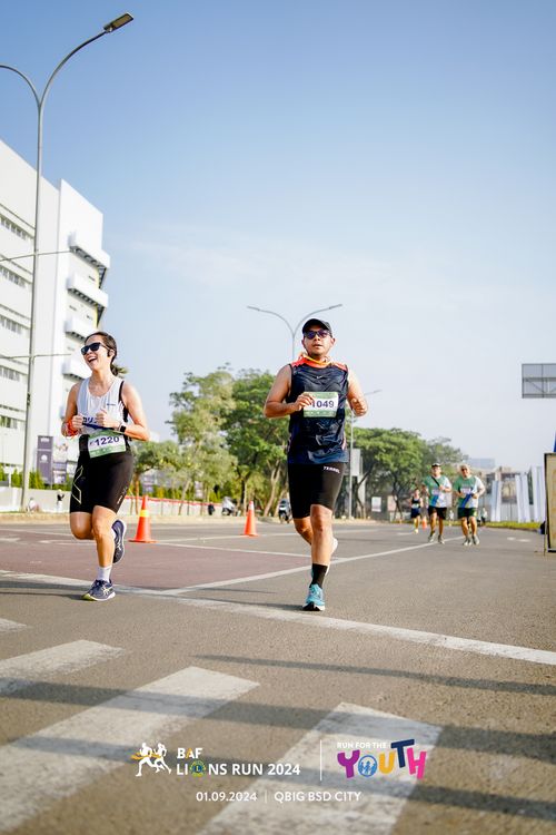 Race photo from BAF LIONS RUN 2024