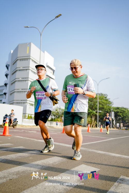Race photo from BAF LIONS RUN 2024
