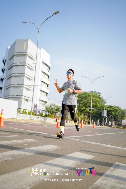 Race photo from BAF LIONS RUN 2024