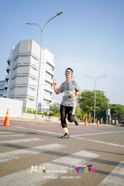 Race photo from BAF LIONS RUN 2024