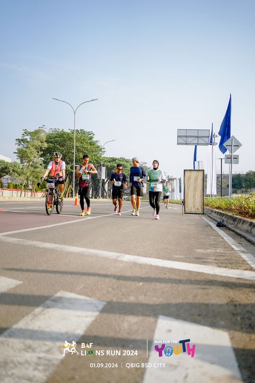 Race photo from BAF LIONS RUN 2024