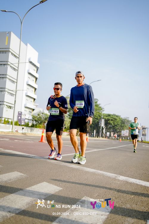 Race photo from BAF LIONS RUN 2024