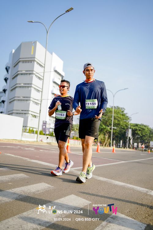 Race photo from BAF LIONS RUN 2024